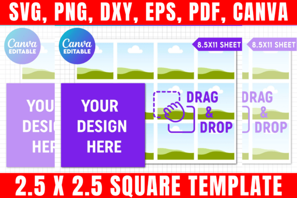 Download Square Template, Magnet Template - Square template Collection
