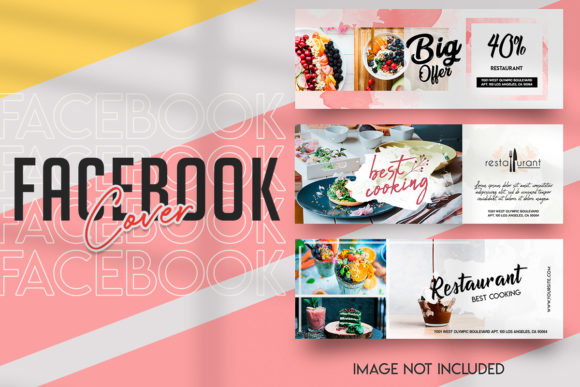 Download Food Banner Facebook Template Set - Food Collection