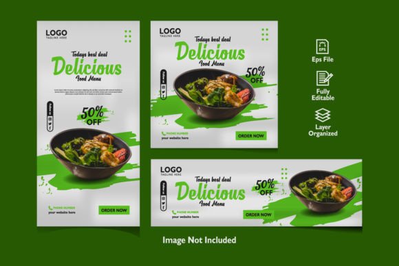 Download Delicious Food Social Media Set Promo - Food Collection