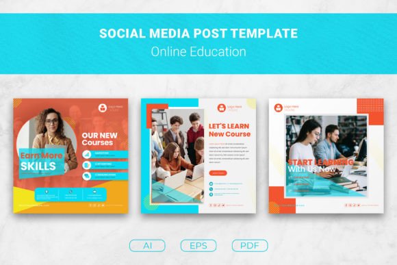 Download Online Education Social Media Posts - Posts Collection