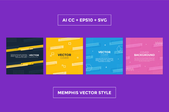 Download Social Media Memphis Square Template - Square template Collection