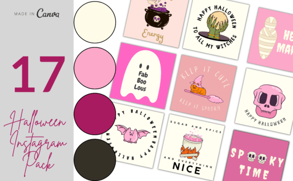 Download 17 Pink Halloween Instagram Posts - Posts Collection