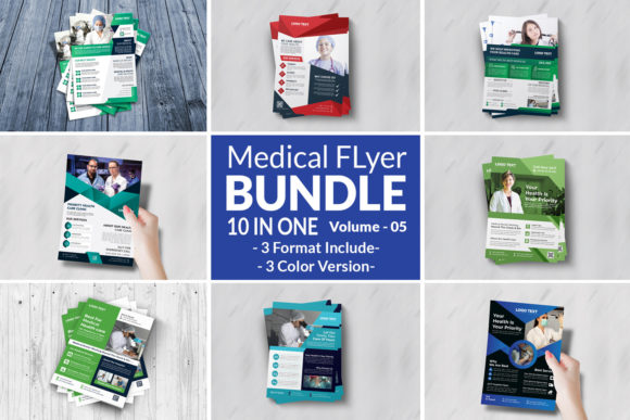 Download Healthcare Flyer Bundle Templates - Premium Bundle