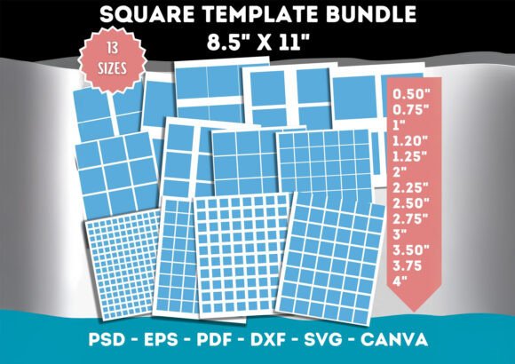 Download Square Template Bundle - Square template Collection